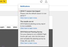 system notifications